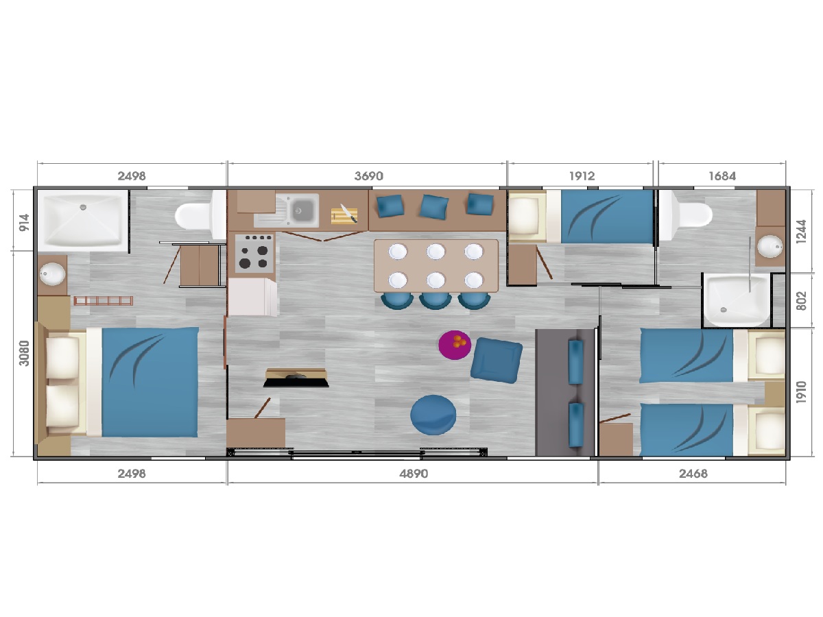 Plan Cottage Premium TAOS